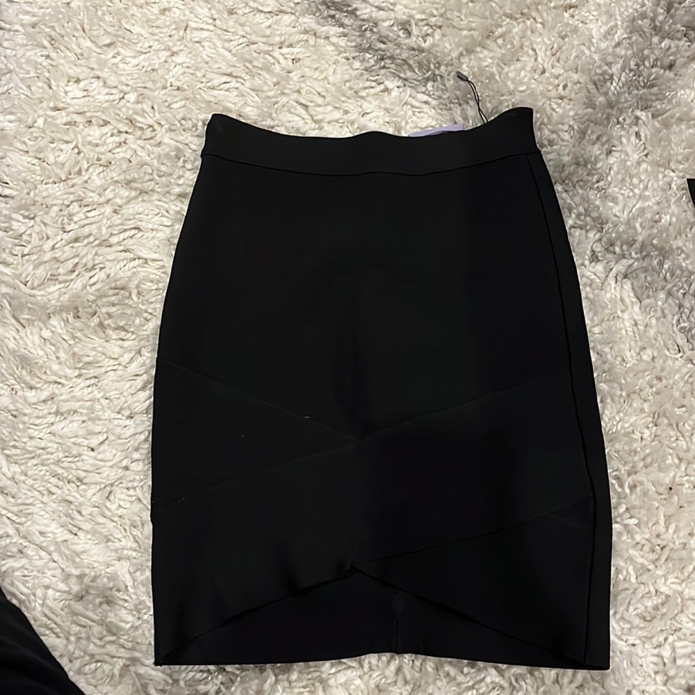 Herve Leger bandage skirt black in s NEW
